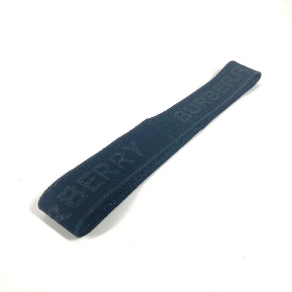 BURBERRY Logo Glitter Hair Accessories head band hair band Nylon Black main image 10